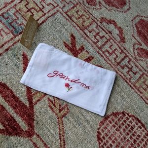 BRIDAL/BIRTHDAY-  GRANDMA EMBROIDERED HANDKERCHIEF